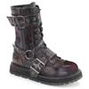 DemoniaCult - VALOR220 Platform Boots - Burgundy Product image